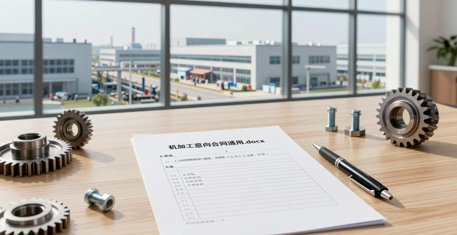 一般加工意図契約書.docx-大連富泓機械有限公司