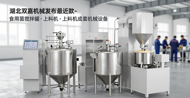 自动上料机_食用菌智能搅拌罐_大型搅拌罐搅拌桨叶铆焊装配