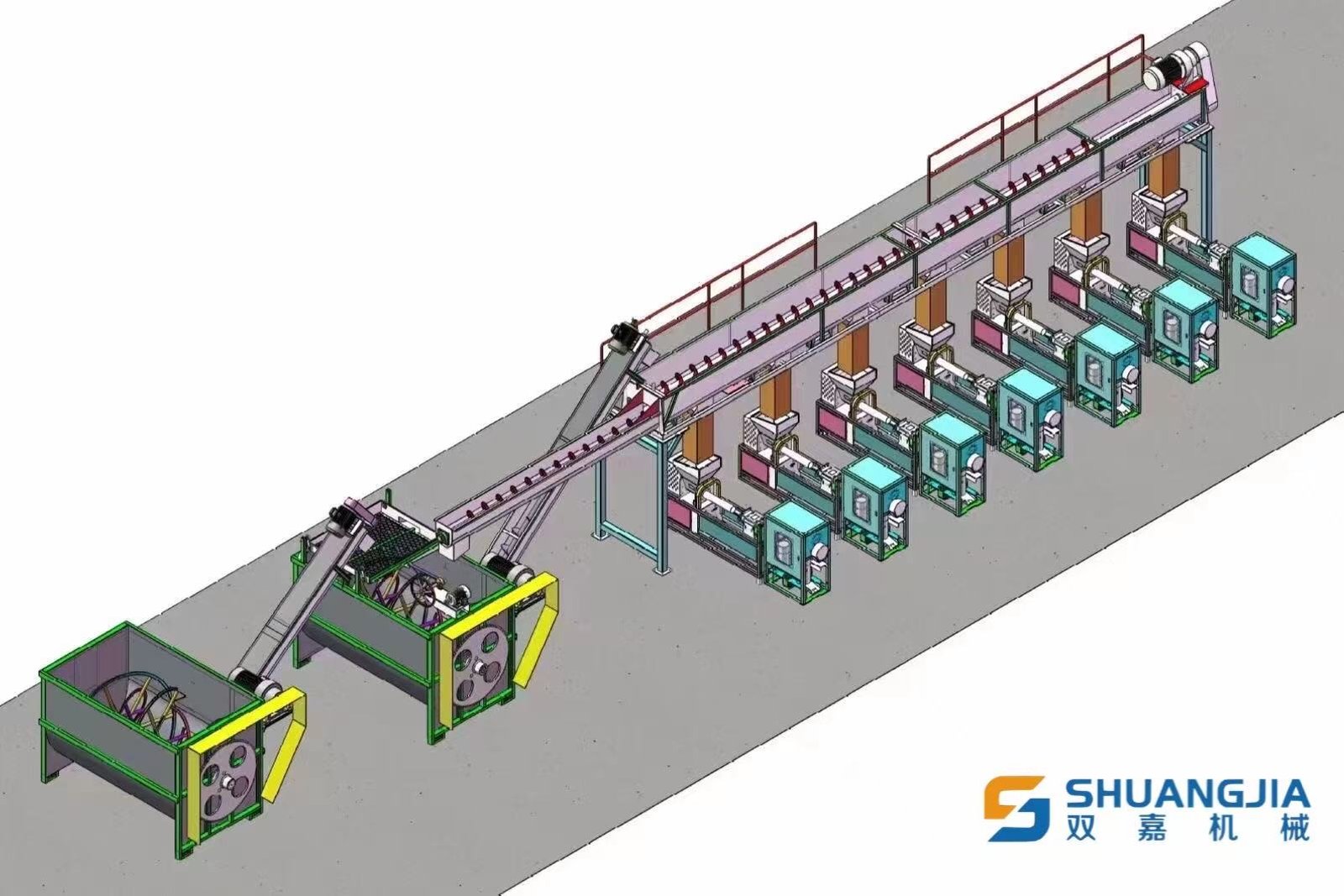 大型搅拌罐搅拌桨叶铆焊装配_自动上料机_食用菌智能搅拌罐