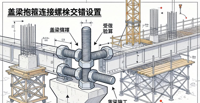 高强螺栓_铆焊装配与螺栓装配混合连接方案_盖梁抱箍