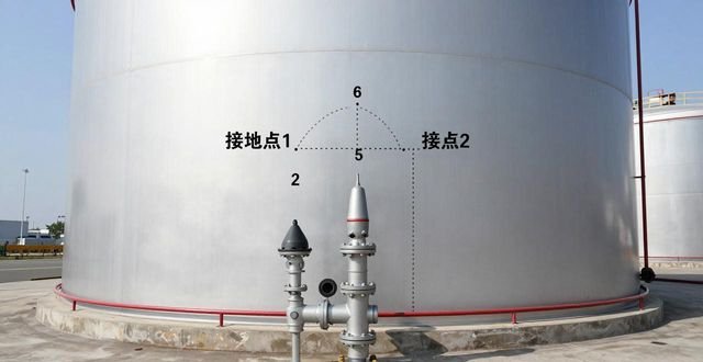 户外大型金属雕塑的防雷接地铆焊_金属油罐环型防雷接地_金属油罐接地点数量要求