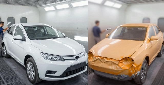 汽车钣金和喷漆区别_钣金加工常用材料厚度_钣金喷漆工艺流程