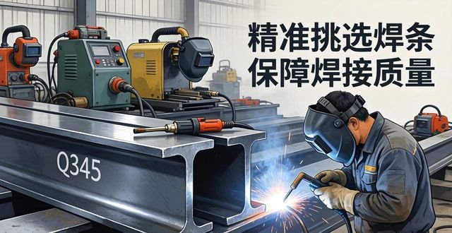 Q345钢焊接工艺_Q345钢板铆焊加工厂电话_J50焊条选择指南