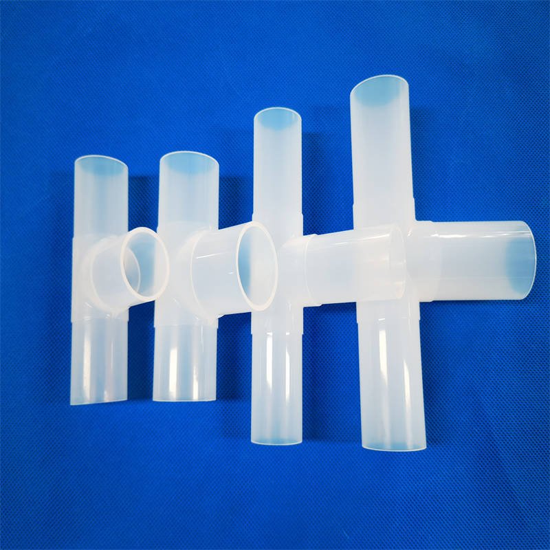 通风管道弯头、三通、变径管件铆焊制作_PFA材质焊接三通管_PFA焊接等径变径三通接头