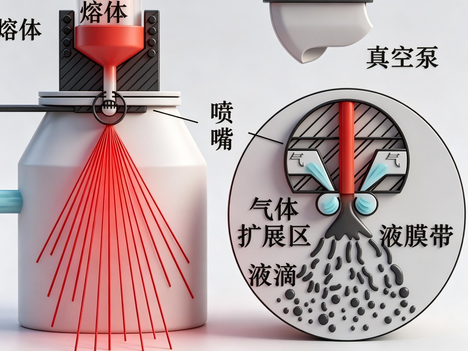 金属零件加工与3D打印对比_合金球形粉末实验_气雾化射频等离子制粉工艺差异