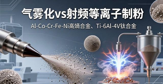 气雾化射频等离子制粉工艺差异_金属零件加工与3D打印对比_合金球形粉末实验