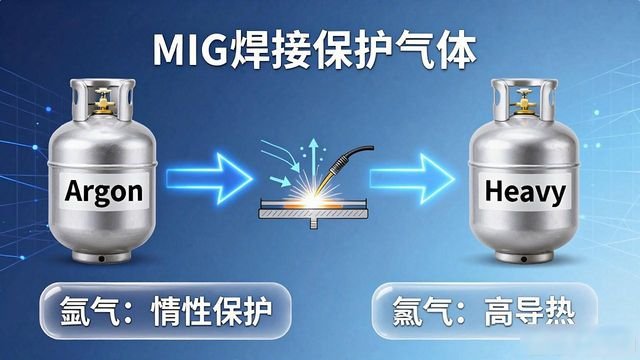 氩气氦气二氧化碳混合气体应用_MIG焊接保护气体种类_挖掘机铆焊加工使用气体保护焊的好处