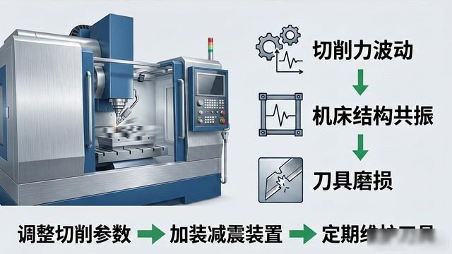 机械加工减振装置安装位置_机械加工振动原因分析_磨削加工振动分析与控制