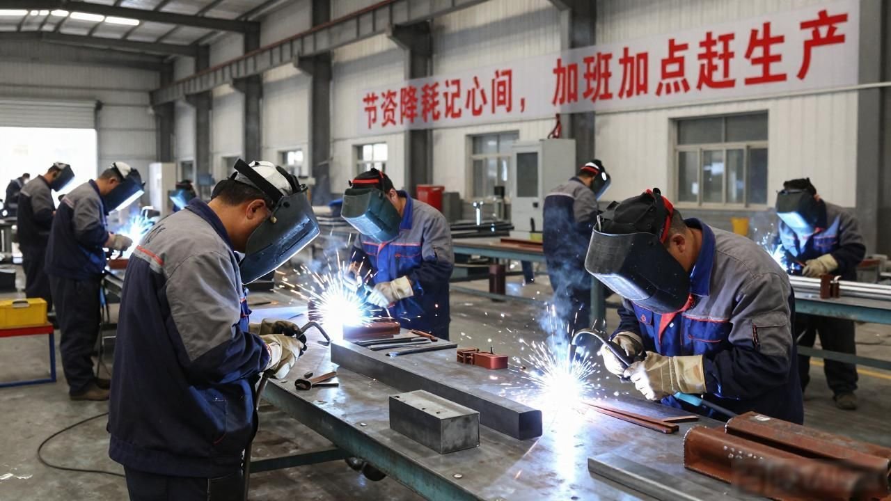 华冶公司铆焊作业区节资降耗 加班加点赶生产任务 白加黑五加二实干精神_中厚板下料后铆焊前边缘处理方法