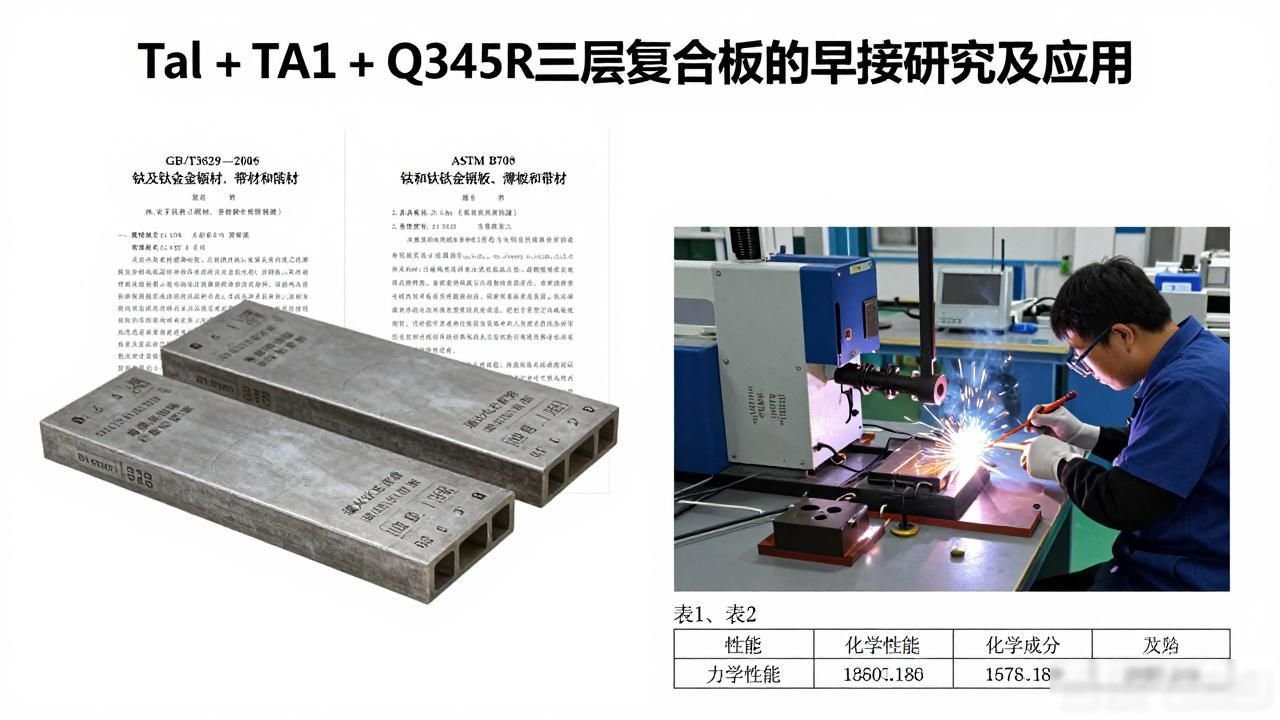 Q345钢板铆焊焊接工艺评定_TA1+Q345R复合板焊接工艺_稀有难熔金属钽焊接技术