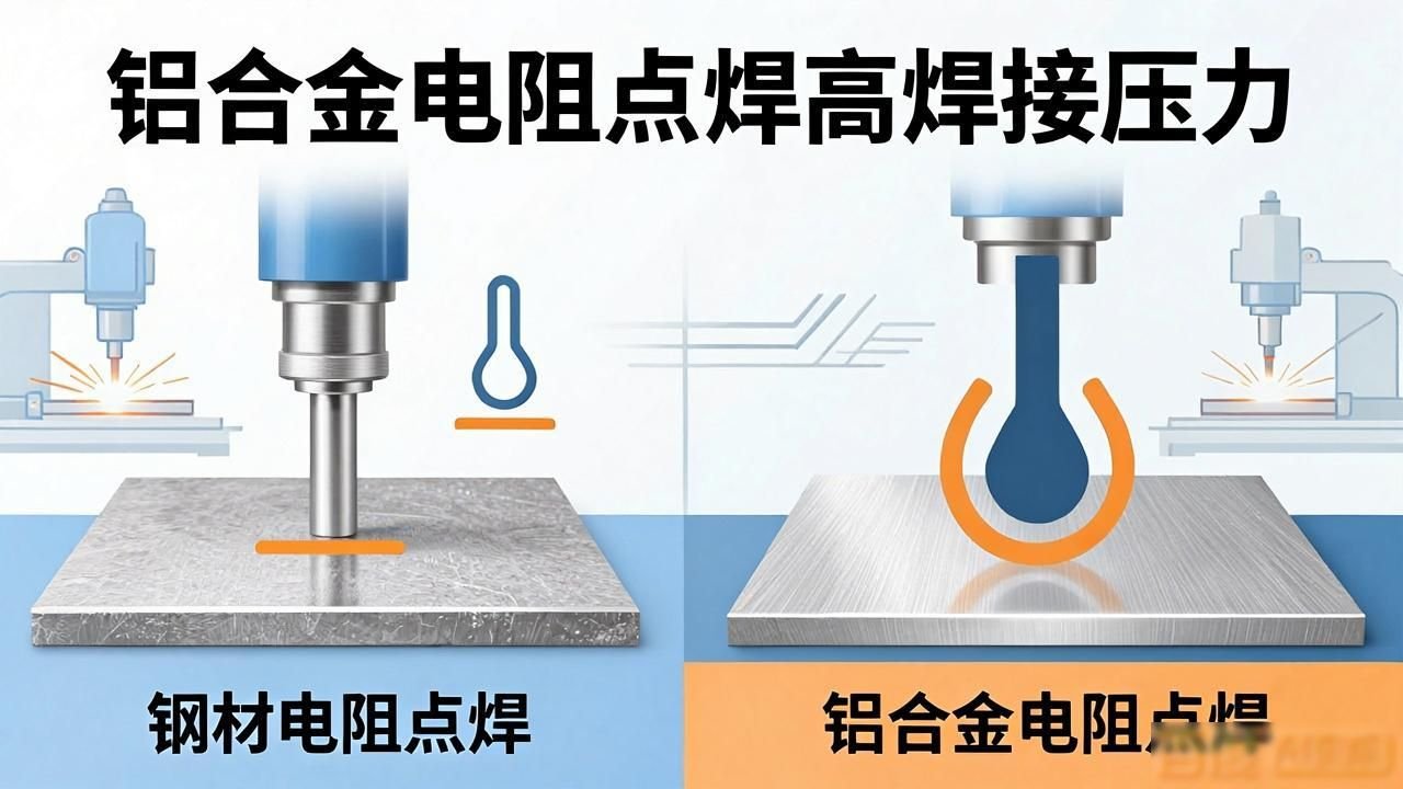铝合金电阻点焊与钢材区别_铝合金电阻点焊工艺特点_不同金属之间（如钢和铝）可以铆焊吗
