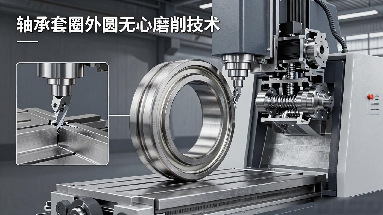 数控磨削加工编程_快速消除内表面磨削空程技术_轴承套圈外圆无心磨削技术