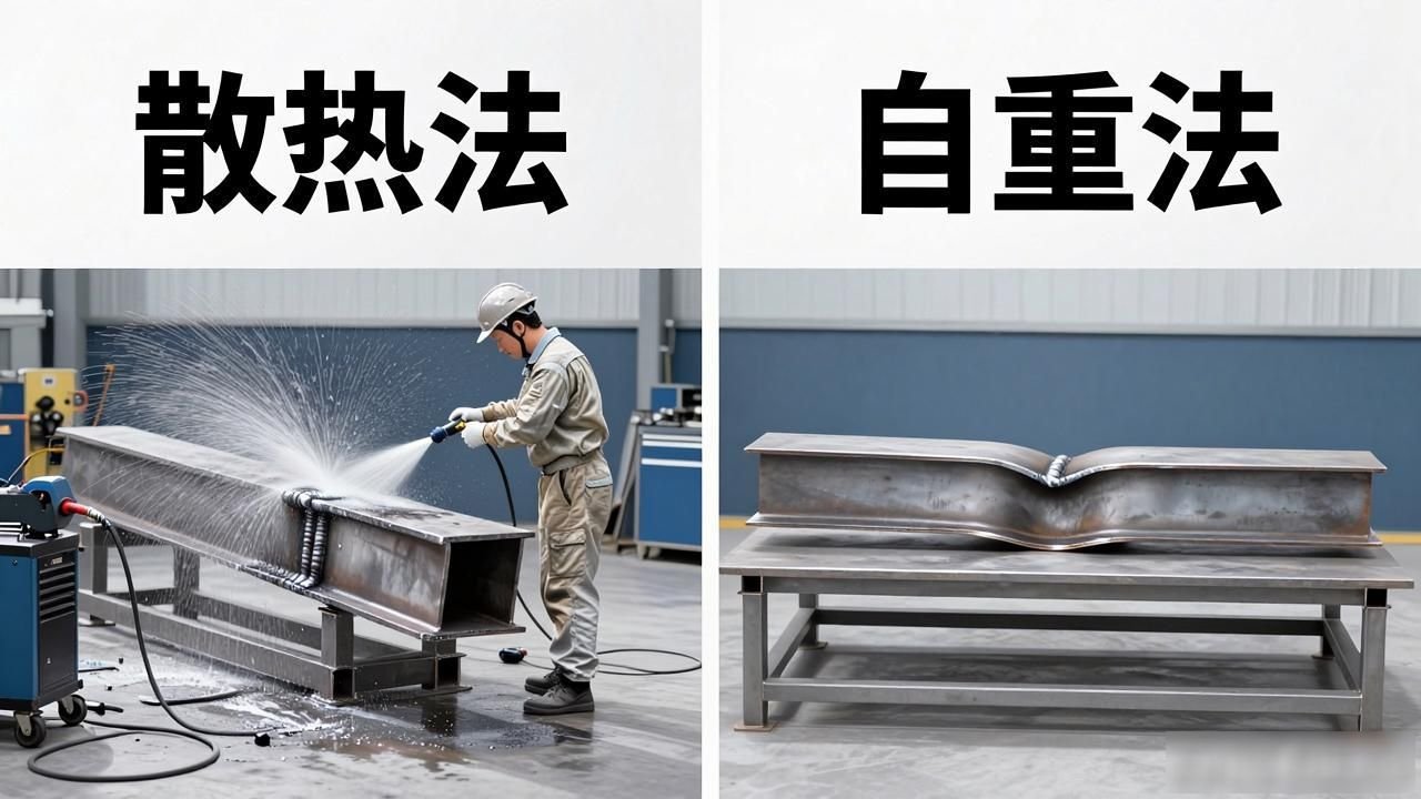 钢梁铆焊后起拱度控制与矫正_焊接变形种类_纵向收缩变形