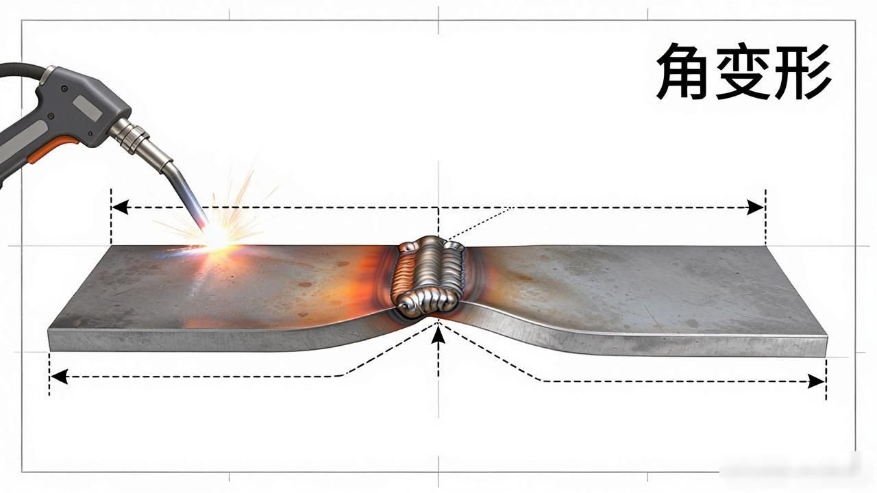 焊接变形种类_纵向收缩变形_钢梁铆焊后起拱度控制与矫正