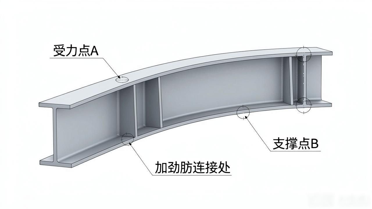 腹板加劲肋配置要求_钢梁铆焊节点加强筋(加劲肋)的设置_加劲肋设置与验算