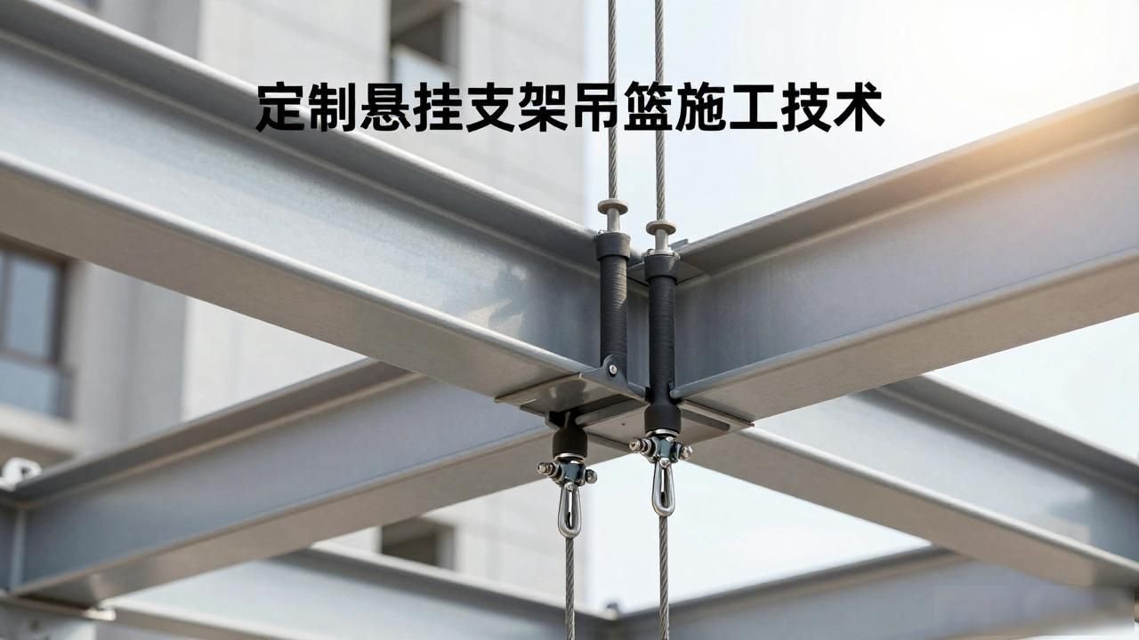 预埋钢板悬挂机构设计_管道支架预埋件铆焊服务_定制悬挂支架吊篮