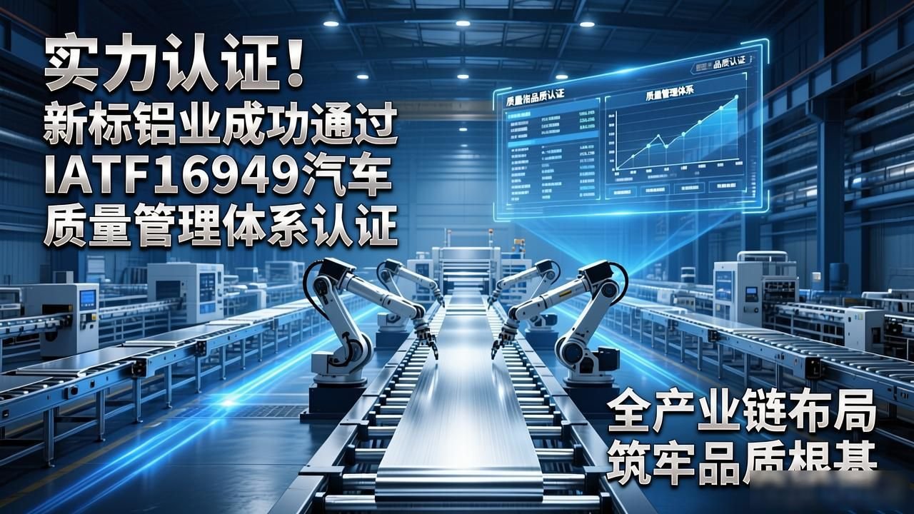 汽车质量管理体系认证机构_新标铝业IATF16949认证_汽车零部件CNC加工供应商