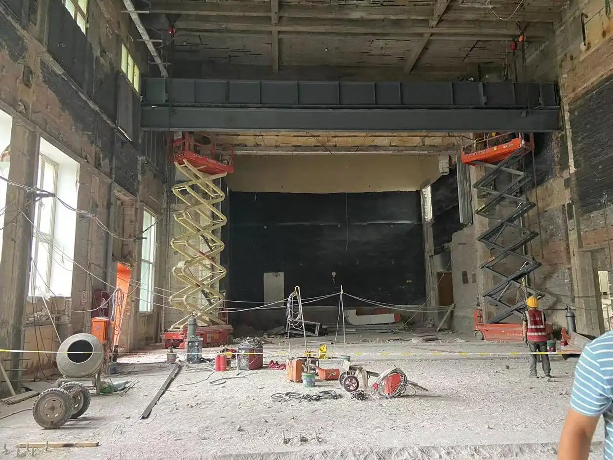 旧起重机结构加固增容铆焊施工方案_既有建筑加固改造钢结构施工方案_钢结构施工分区及流程