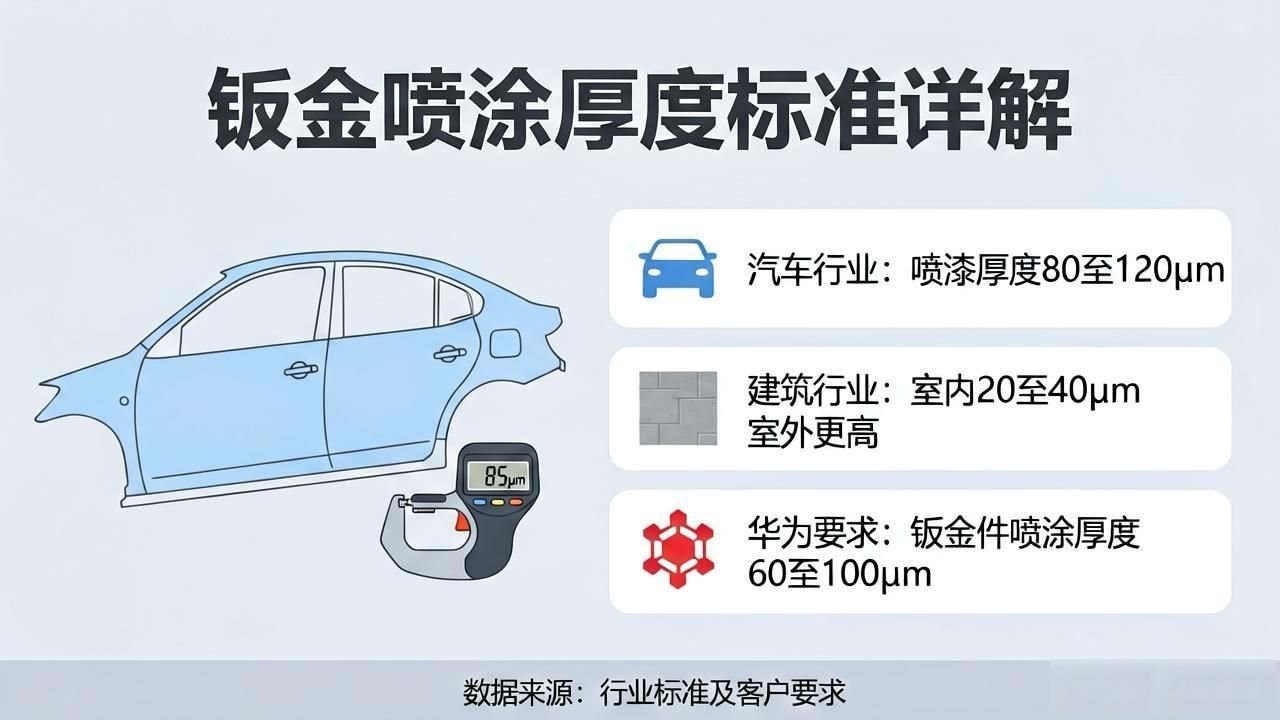 板金部品のスプレー厚さ基準に関する議論とファーウェイの要件の詳細な説明-大連富泓機械有限公司