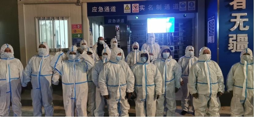 「上海」維持 平安中南建設鉄構会社が上海方倉病院の建設支援に駆けつけた-大連富泓機械有限公司