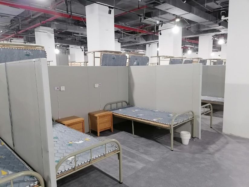 紧急援建项目(如方舱医院)快速钢结构铆焊_中南建设钢结构公司援建上海方舱医院_中交总部基地项目部抗击上海疫情