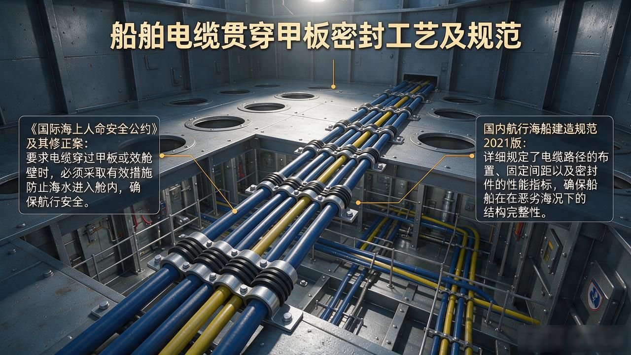 船舶耐火分隔_船舶舱壁、甲板的贯穿件密封焊铆焊_船舶穿隔密封