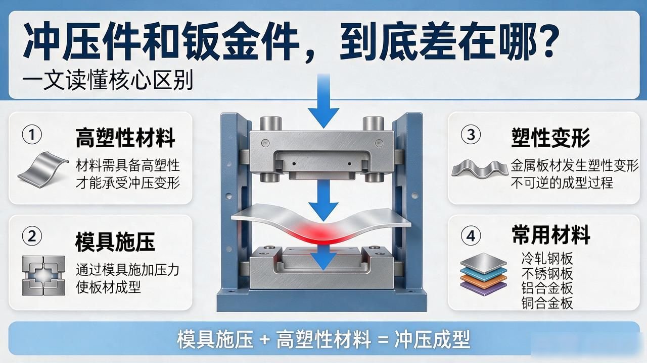 冲压件与钣金件区别_钣金加工与铸造区别_冲压件与钣金件工艺比较