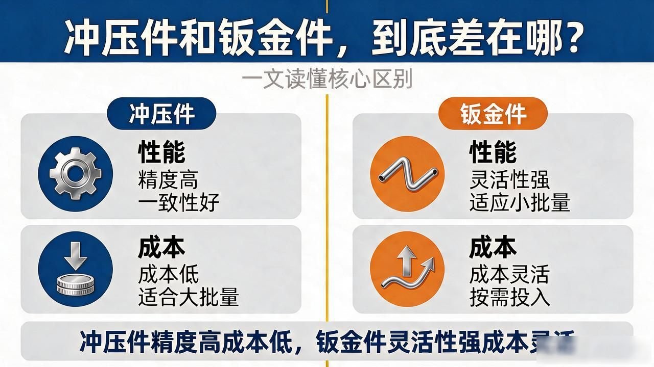 冲压件与钣金件工艺比较_钣金加工与铸造区别_冲压件与钣金件区别