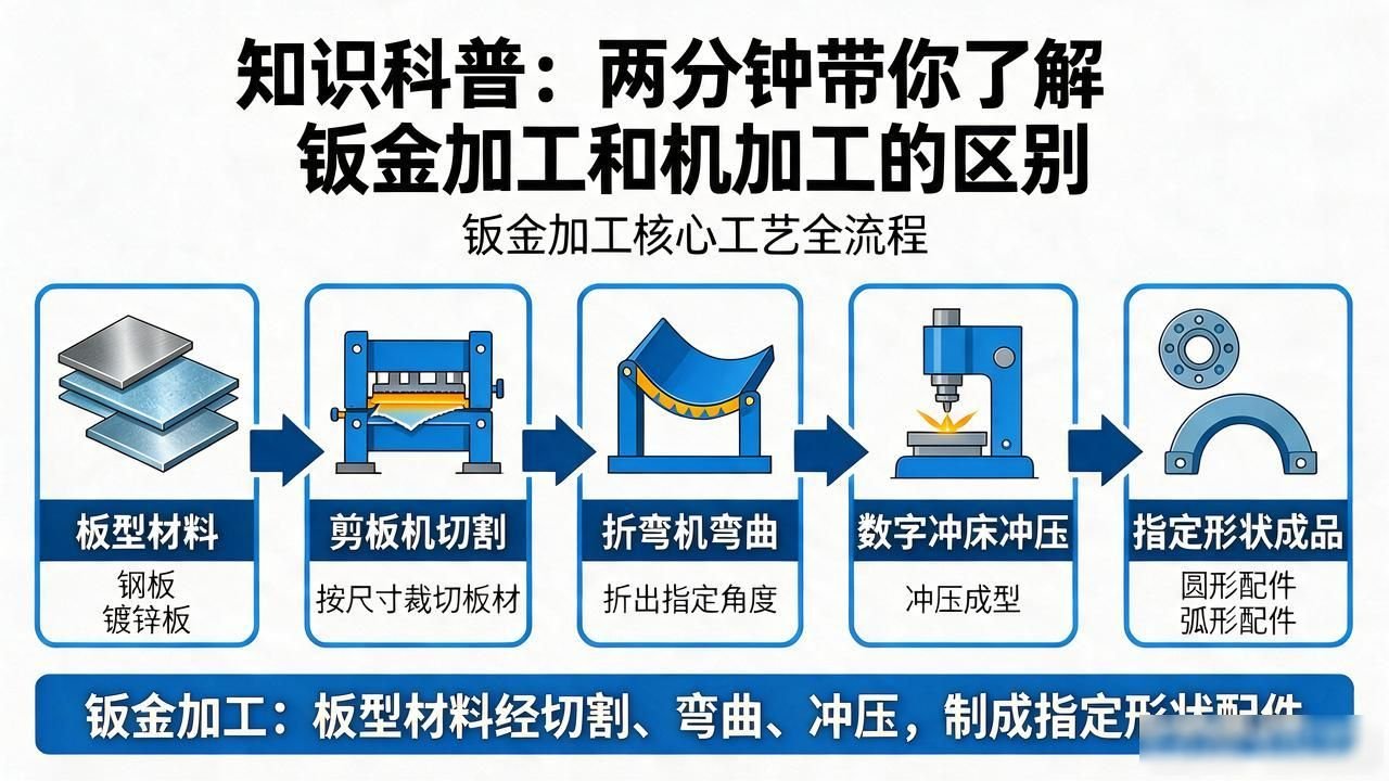 钣金加工与机加工区别_钣金加工工艺特点_钣金加工与铸造区别
