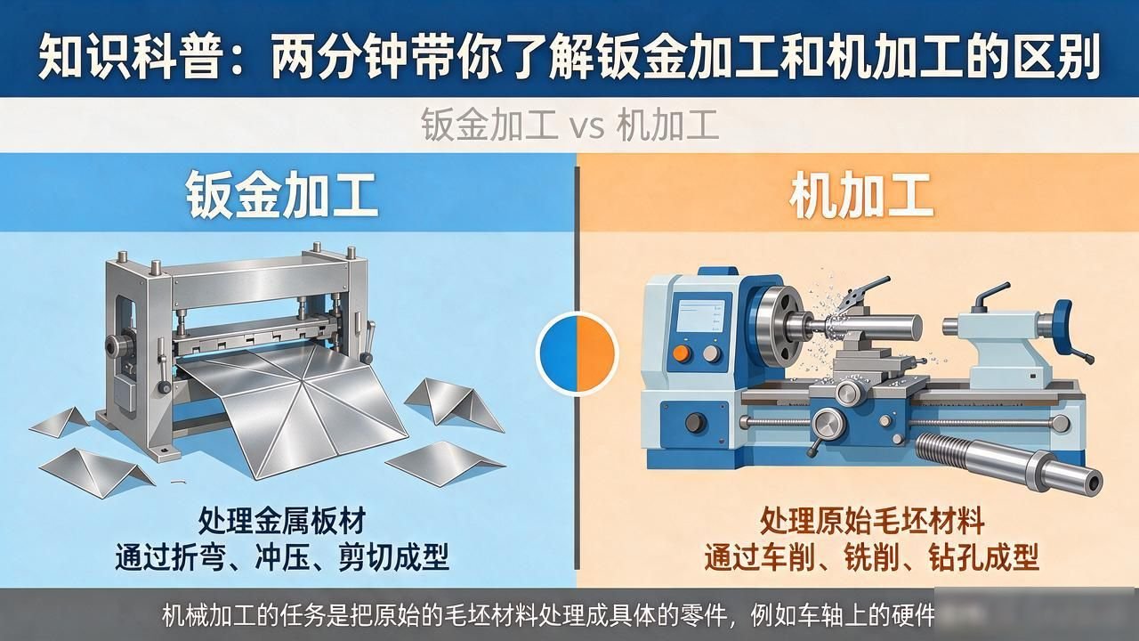 钣金加工与机加工区别_钣金加工工艺特点_钣金加工与铸造区别