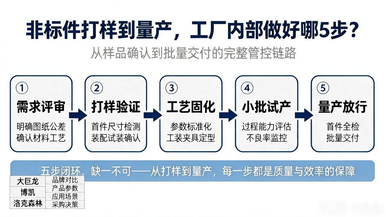 采购非标零件流程_非标零件加工如何保证质量_打样验证试产细节