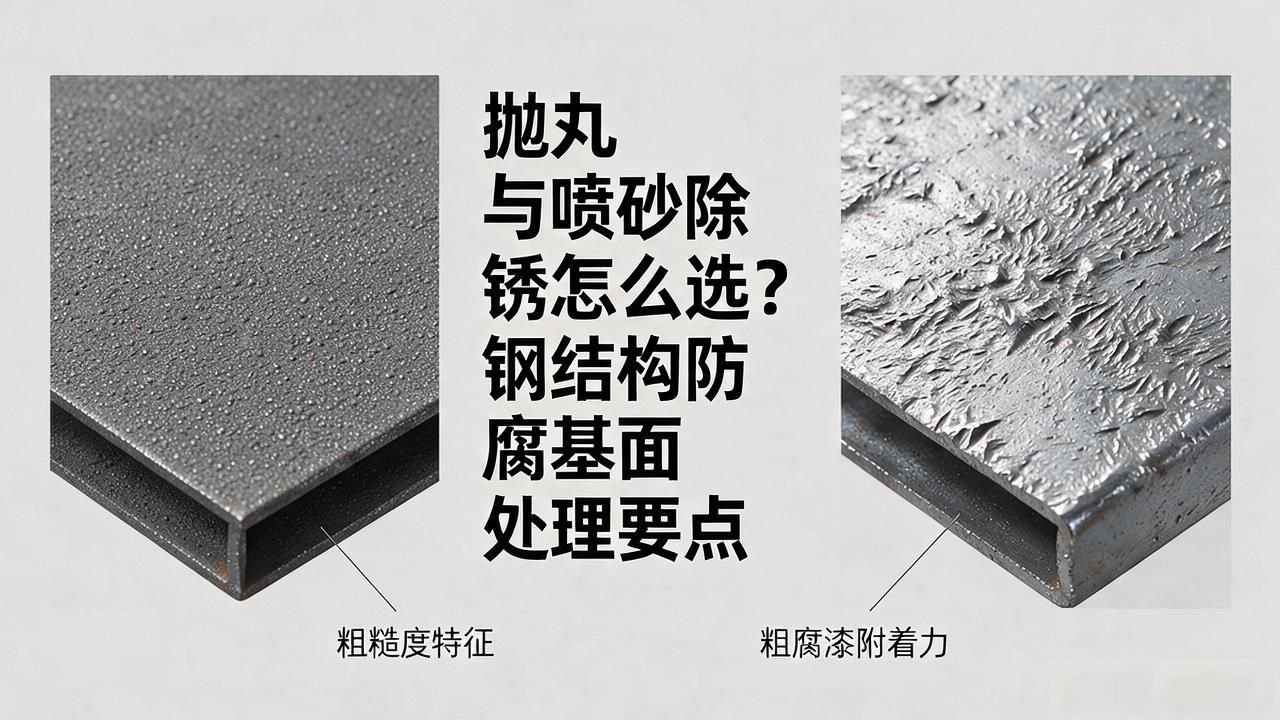 钢结构抛丸除锈_钢结构铆焊件的抛丸除锈与涂装_钢结构喷砂除锈