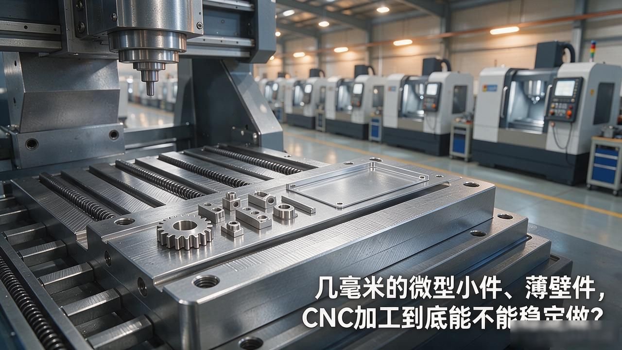 数ミリの微小部品や薄肉部品のCNC加工は安定して行えますか？